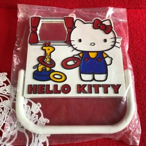  prompt decision * Kitty * towel hanger *1976 year * Showa Retro that time thing old Logo * unused storage goods ⑥