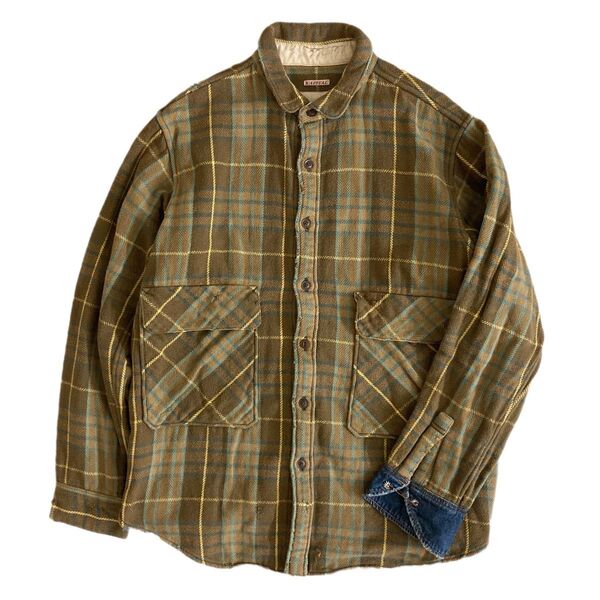 KAPITAL KOUNTRY ダメージ加工 チェック ネル シャツ キャピタル カントリー