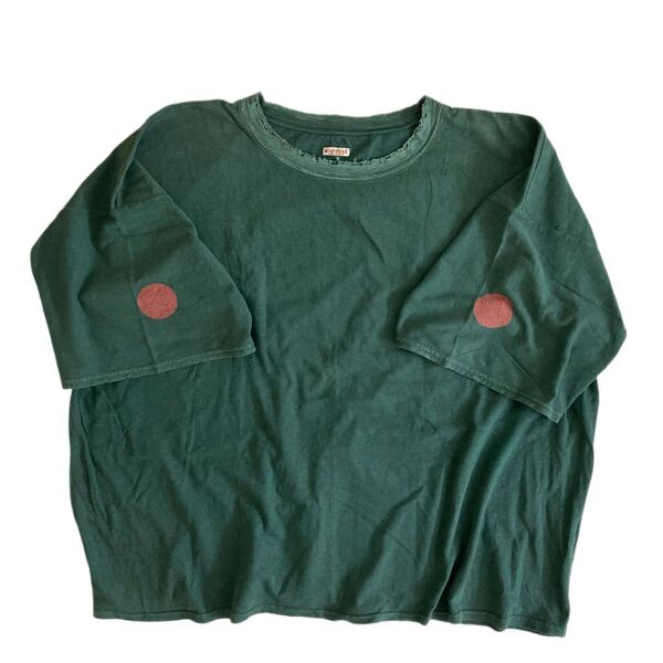 KAPITAL キャピタル ダメージ加工 日の丸 HUGE Tシャツ