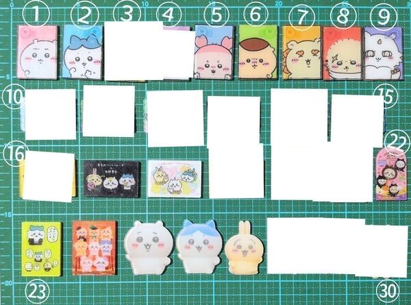 ちいかわ アクリルパーツ 4cm デコパーツ