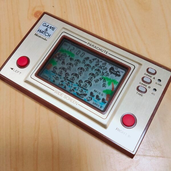 【良品】 反射板、偏光板交換済み ゲームウォッチ パラシュート 任天堂 NINTENDO PARACHUTE GAME WATCH