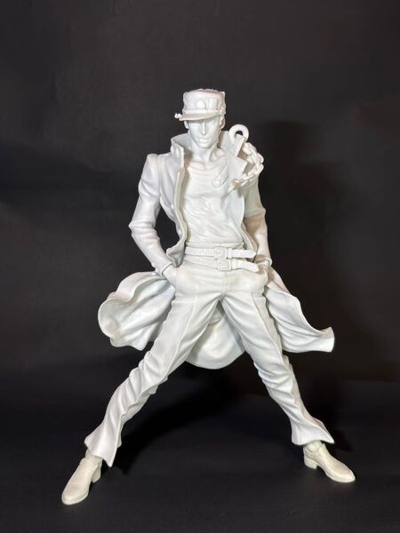 ジョジョの奇妙な冒険 空条承太郎 フィギュアギャラリー6 石膏カラー 中古