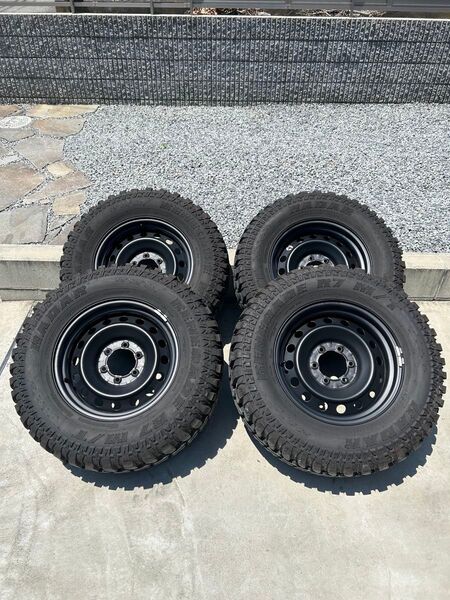 RADAR R7 m/t 265/70r17 4本セット fjクルーザー 純正ホイール付