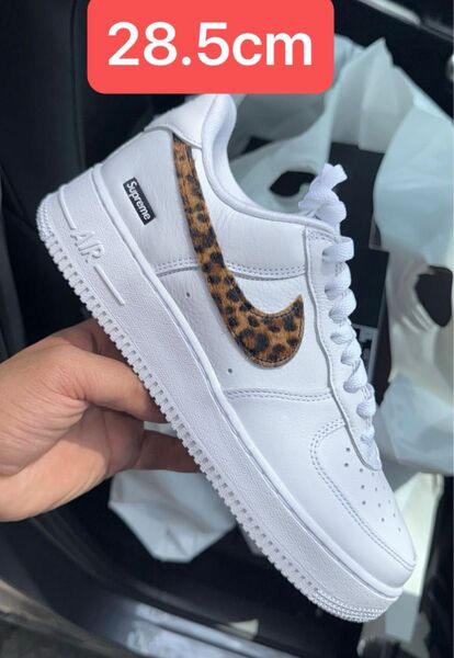 GOODENOUGH × Supreme × Nike Air Force 1 Low "White/Leopard
