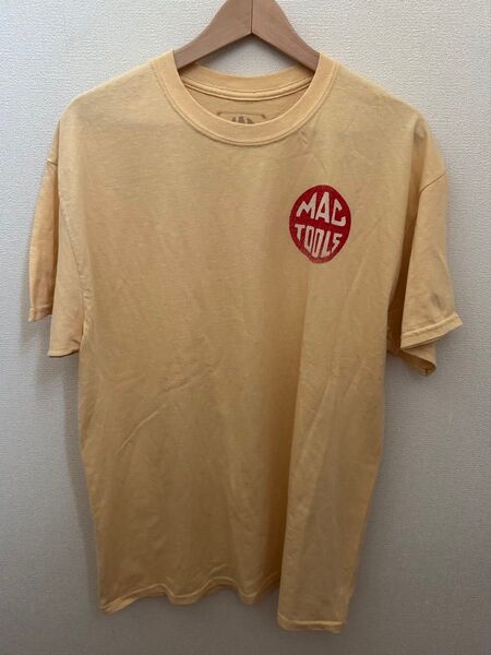 マックツール Mactools Tシャツ ベージュ L アメカジ 古着