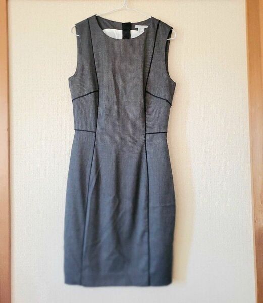 H&M ノースリーブ ワンピース サイズ36 膝丈 ミニワンピ ひざ丈