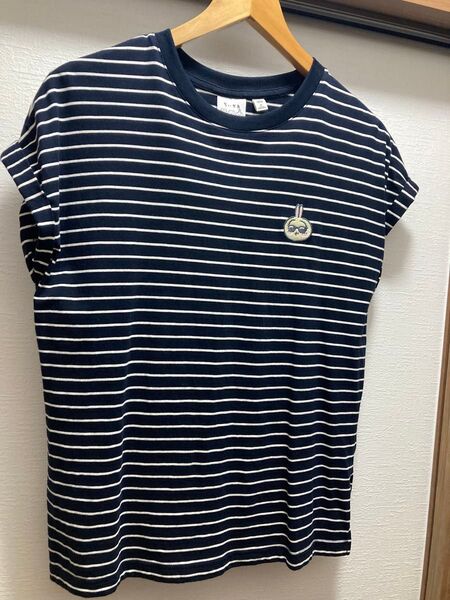 GU×ちいかわ コラボ ボーダーTシャツ うさぎ Mサイズ