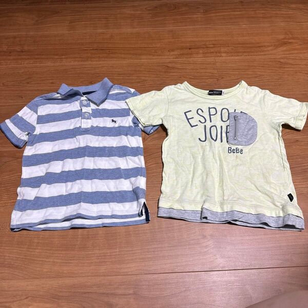 H&M BeBe エイチアンドエム ベベ 半袖 ポロシャツ 半袖ポロシャツ Tシャツ 男の子 110cm 2枚セット