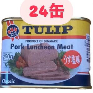 チューリップ うす塩 ポーク 250g×24缶