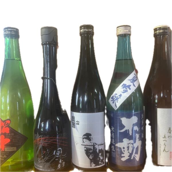 日本酒四合瓶 田酒 楽器政宗 酔鯨 風の森など
