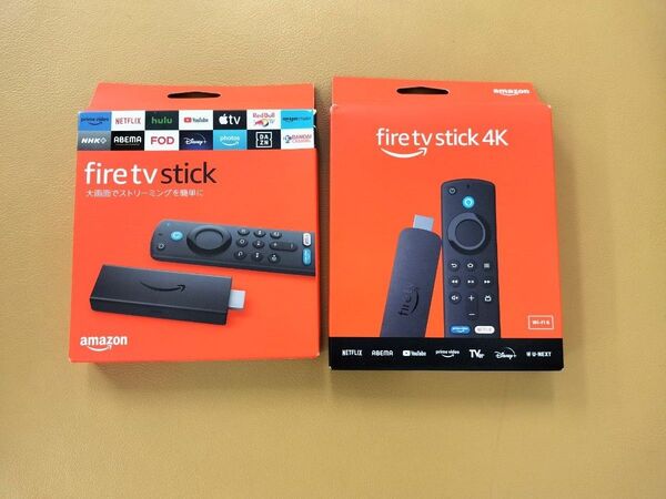 fire tv stick 4kとfire tv stickのセット即日発送可!