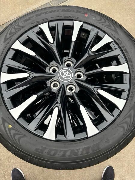 40系アルファード ヴェルファイア エグゼクティブホイールタイヤ4本セット 225/55/r19