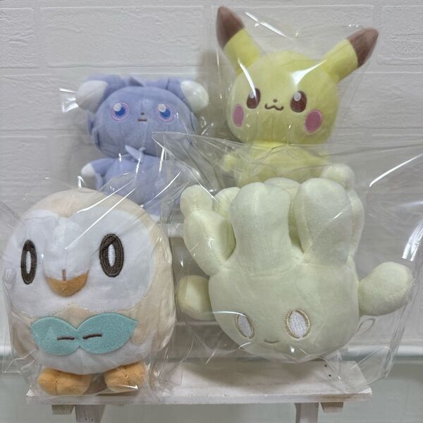 ポケモン ポケピース ぬいぐるみ マホミル ニャスパー モクロー ピカチュウ
