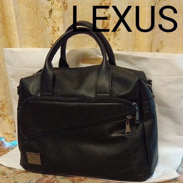【新品/未使用】レクサス/アドミラル LEXUS×Admiralボストンバッグ 黒 ビジネスバッグ スポーツバッグ