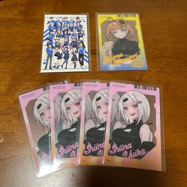 にじさんじフェス展 EX GAMES 本間ひまわり 椎名唯華 ランダムクリアカード 特典
