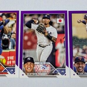 2023 TOPPS JAPAN SPECIAL EDITION 50枚限定カード 3枚