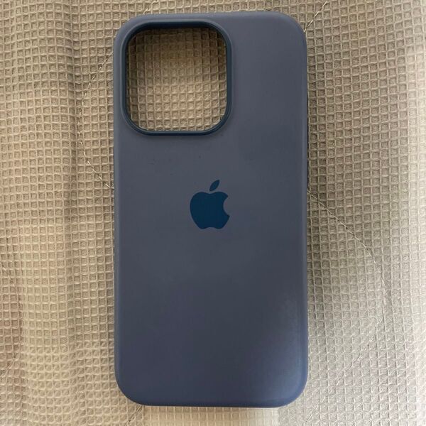 iPhone15 Pro 純正シリコーンケース ウインターブルー magsafe対応
