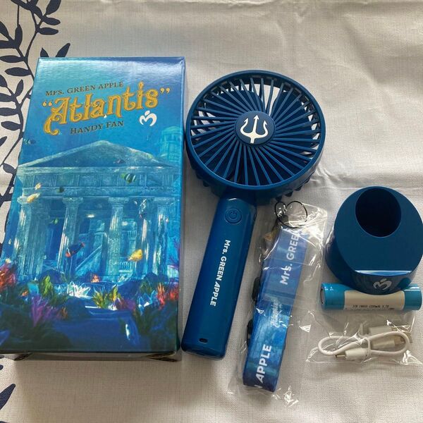 Mrs. GREEN APPLE ミセスグリーンアップル Atlantis HANDY FAN アトランティス ハンディファン