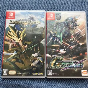 Switch ソフト モンスターハンターライズ SDガンダム ジージェネレーション クロスレイズ 2本セット