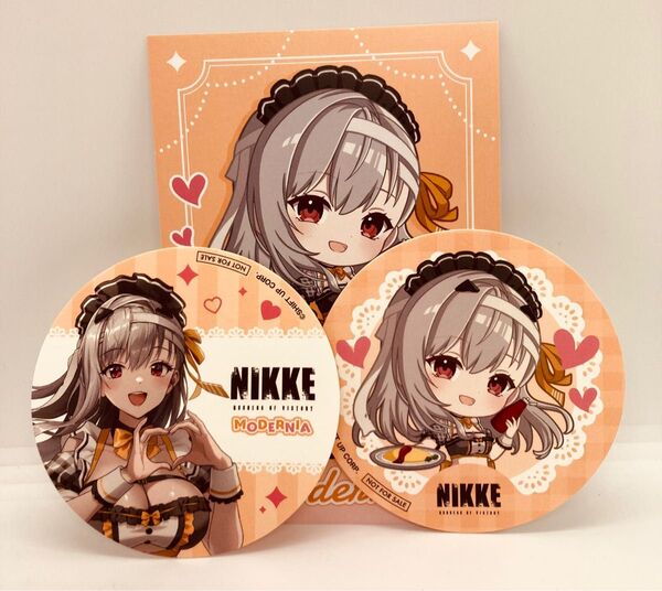 コースター nikke カフェ コラボカフェ メイド モダニア 特典 ポストカード