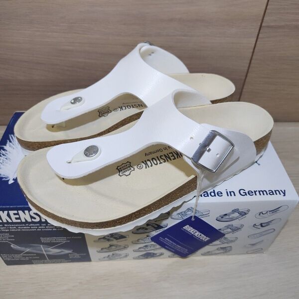新品未使用37(23.5〜24.0cm)BIRKENSTOCK RAMSES白
