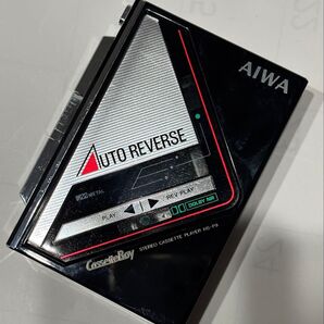 【美品】AIWA アイワ カセットボーイ HS-P9 ステレオカセットプレーヤー 単4電池使用 通電確認のみ