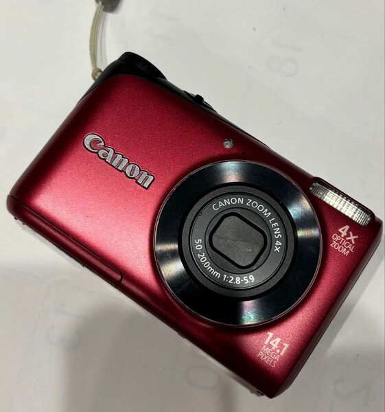 【外観美品 】Canon/キャノン Power Shot A2200 PC1585 コンパクト デジタルカメラ 動作未確認