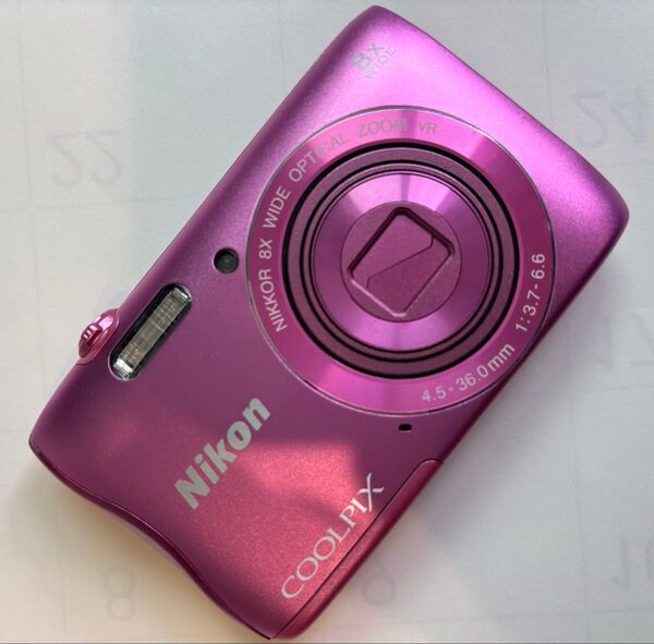【美品】ニコン COOLPIX S3700 コンパクトデジタルカメラ Nikon
