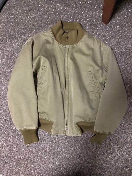 40’s タンカースジャケット後期 実物 フライトジャケット MA-1 ジャケット 防風 保温