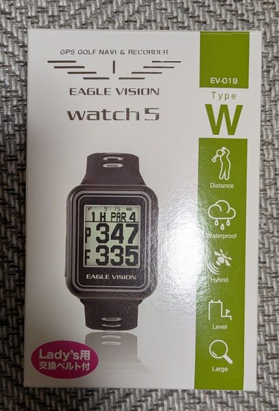 超美品 EAGLE VISION watch5 GPSゴルフナビ