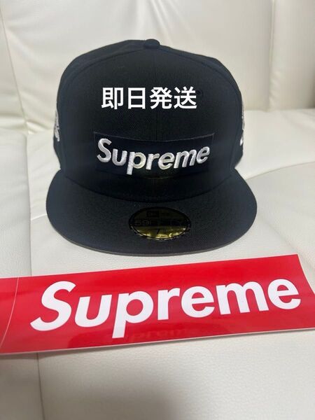 Supreme ニューエラ キャップ 7 5/8 ブラック