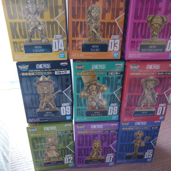 WCF ONE PIECE ワンピース ワールドコレクタブルフィギュア 熊本復興プロジェクト 銅像フィギュア ワーコレ
