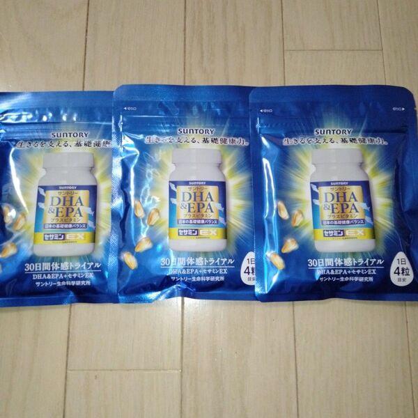 サントリー DHA&EPA+セサミンEX 120粒 3袋