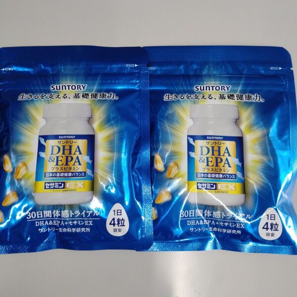 サントリー DHA&EPA+セサミンEX 120粒 2袋