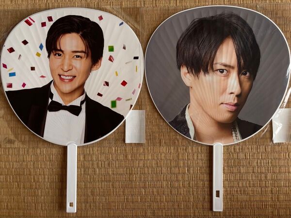 本日朝発送Snow Man 1st Stadium Live Snow World 目黒蓮 お祝いうちわ+宮舘涼太 ジャンボうちわ