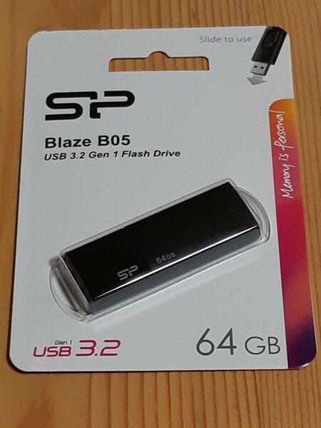【新品】64GB USB3.2 スライド式 シリコンパワージャパン株式会社