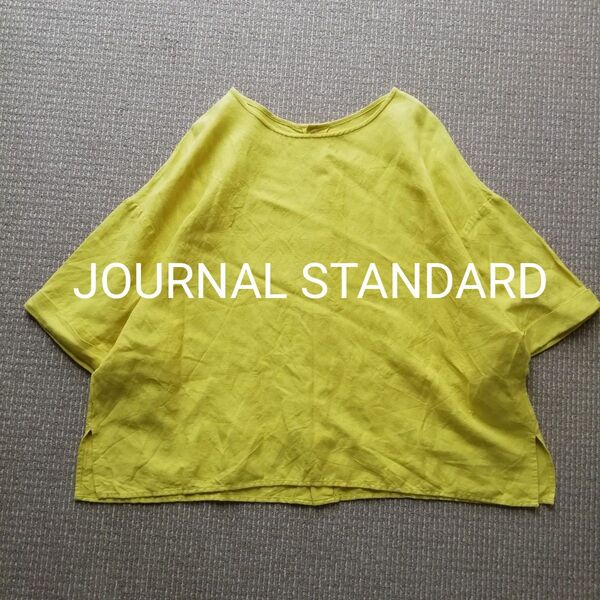 ジャーナルスタンダード JOURNAL STANDARD リネン混 バックボタン ゆったり 大きめ