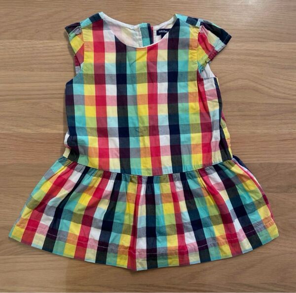 baby gap チェック柄ワンピース 90