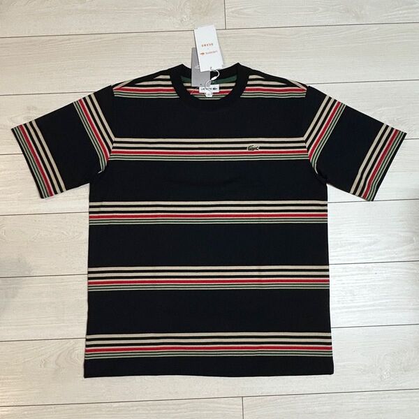 BEAMS【別注】LACOSTE / ボーダーTシャツ