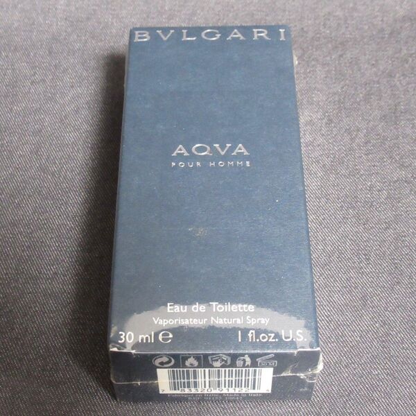 ブルガリ アクア プールオム オードトワレ 30ml 未開封品 BVLGARI POUR HOMME Eau de Toiette