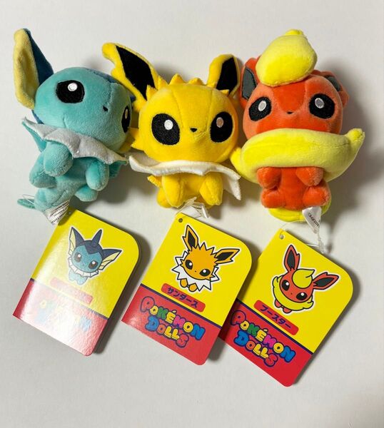 ポケモン もっちりマスコット ポケモンドールズ シャワーズ サンダース ブースター キーホルダー マスコット ぬいぐるみ