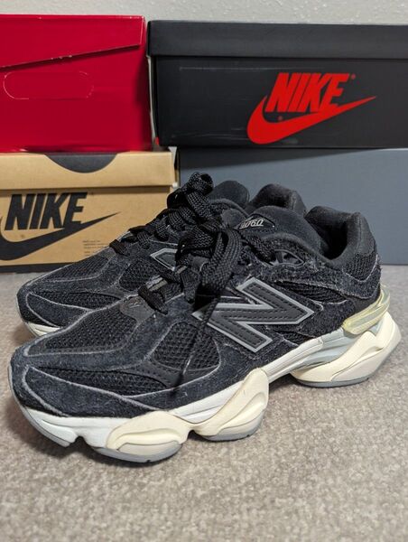 New Balance ニューバランス D U9060HSD 9060 NB スエード メッシュ ブラック スニーカー 23cm