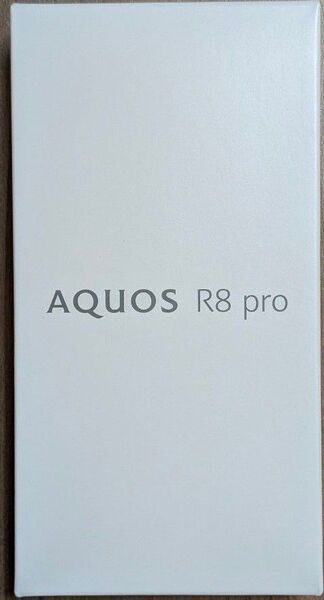 【新品未開封】【新品未開封】 AQUOS R8 pro simフリー SH-R80P ブラック