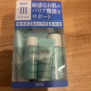 新品 ノブ novⅢ トライアルセット nov IIIトライアルセット 化粧水 美容液 日焼け止め 保湿クリーム クレンジング⑤