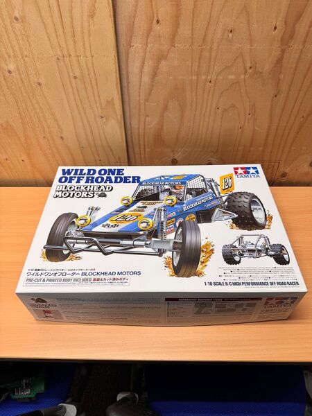 TAMIYA タミヤ 1/10 電動RCレーシングバギー ワイルドワンオフローダー BLOCKHEAD MOTORS 組立キット
