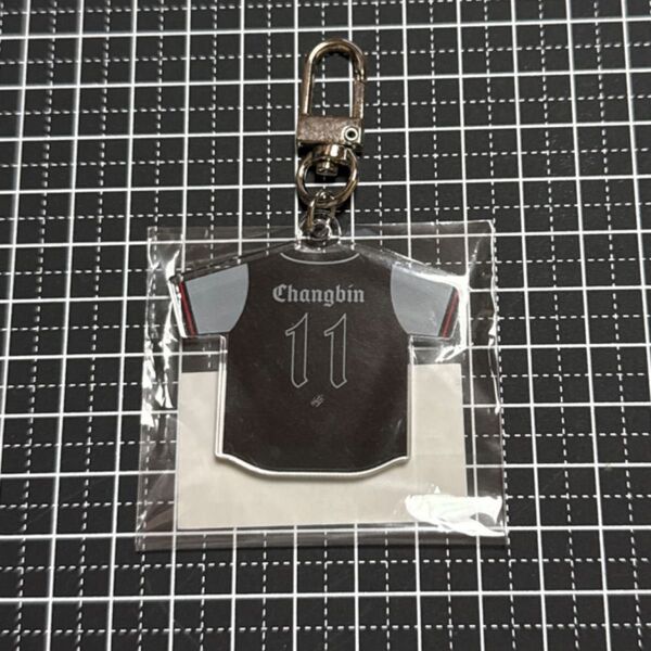 straykids dominATE popup カスタム キーホルダー チャンビン トゥエッキ チャーム アクリル ユニフォーム