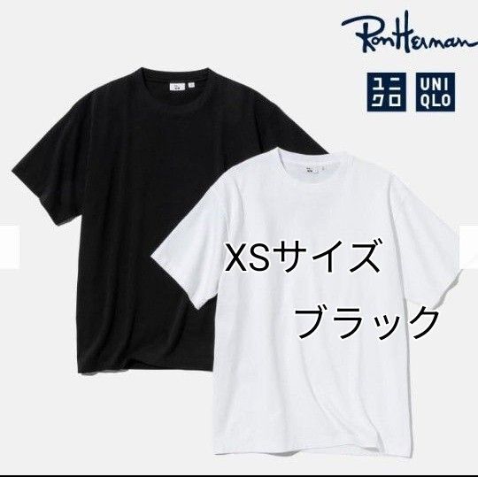 ユニクロ×ロンハーマンTシャツ 玉川高島屋店限定 XSサイズ ブラック UNIQLOタマタカ店 オープン記念 Ron Herman