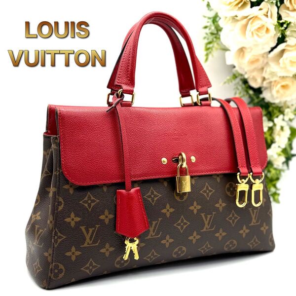 LOUIS VUITTON ルイヴィトン モノグラム ヴィーナス ハンドバッグ ショルダーバッグ 2WAY レッド L94