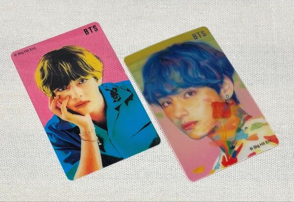 BTS テテ トレカ レンチキュラー カラコン