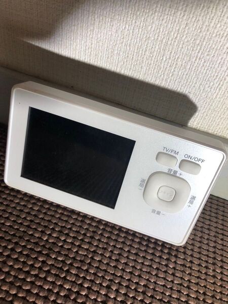 3.2インチ 防水ワンセグ TV/FMラジオ SH-GDTV-RA 対応防水IPX6 防水テレビ 風呂 ポータブルテレビ